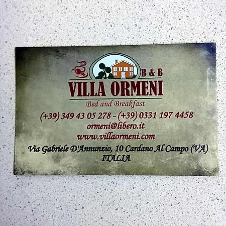 Ormeni Bed and breakfast Cardano Al Campo