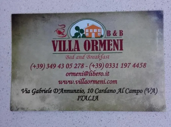 Ormeni Cardano al Campo